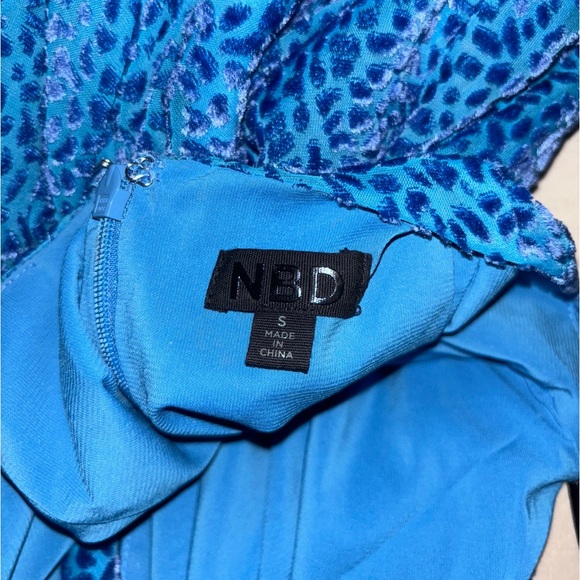 NBD (Revolve) Blue Parí Mini Dress - Size Small - Picture 5 of 5